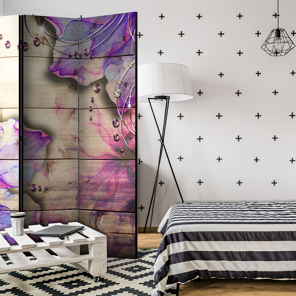 Rumsavdelare Skärmvägg Arkiio Purple Memory 135x172 cm
