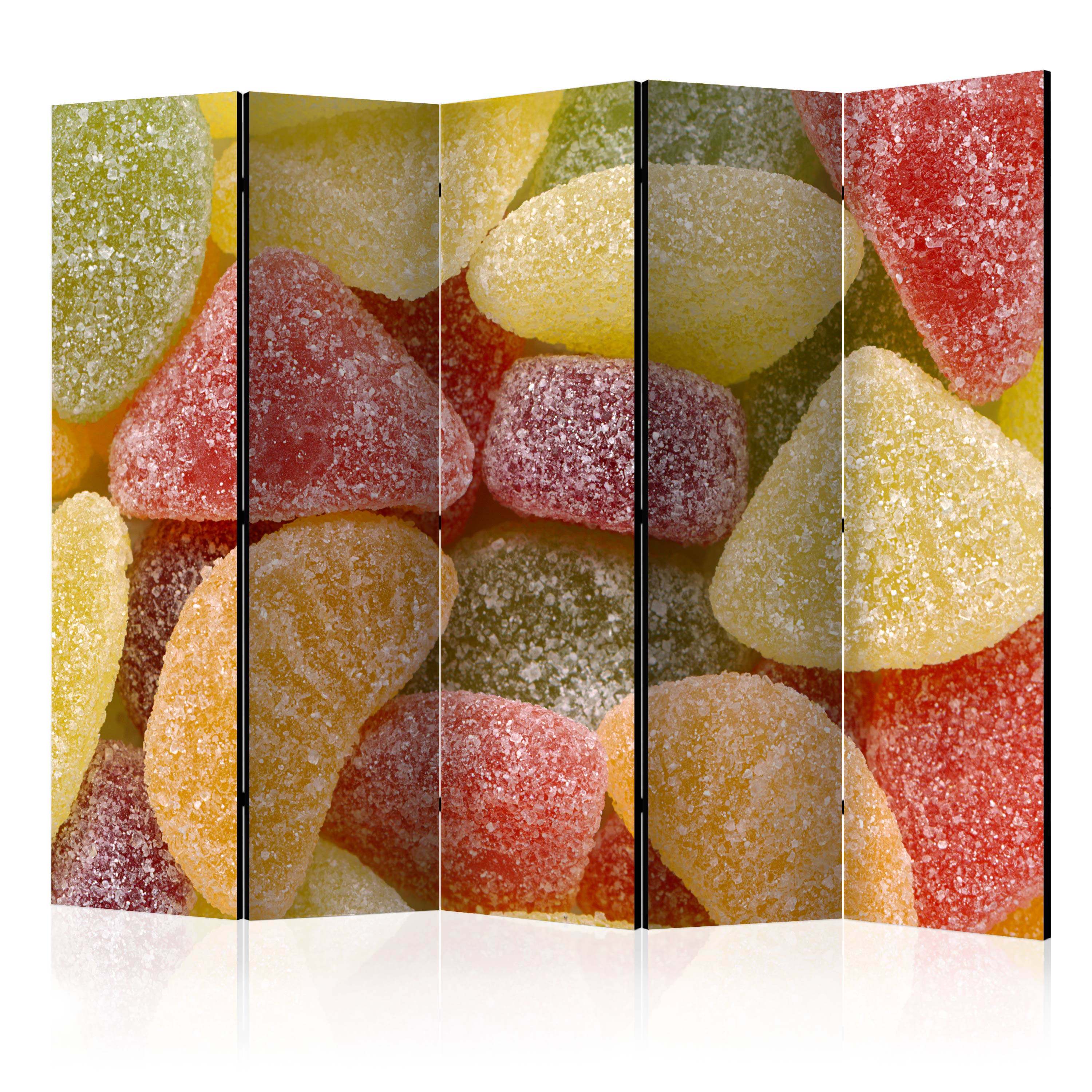 Rumsavdelare Skärmvägg Arkiio Tasty Fruit Jellies II 225x172 cm
