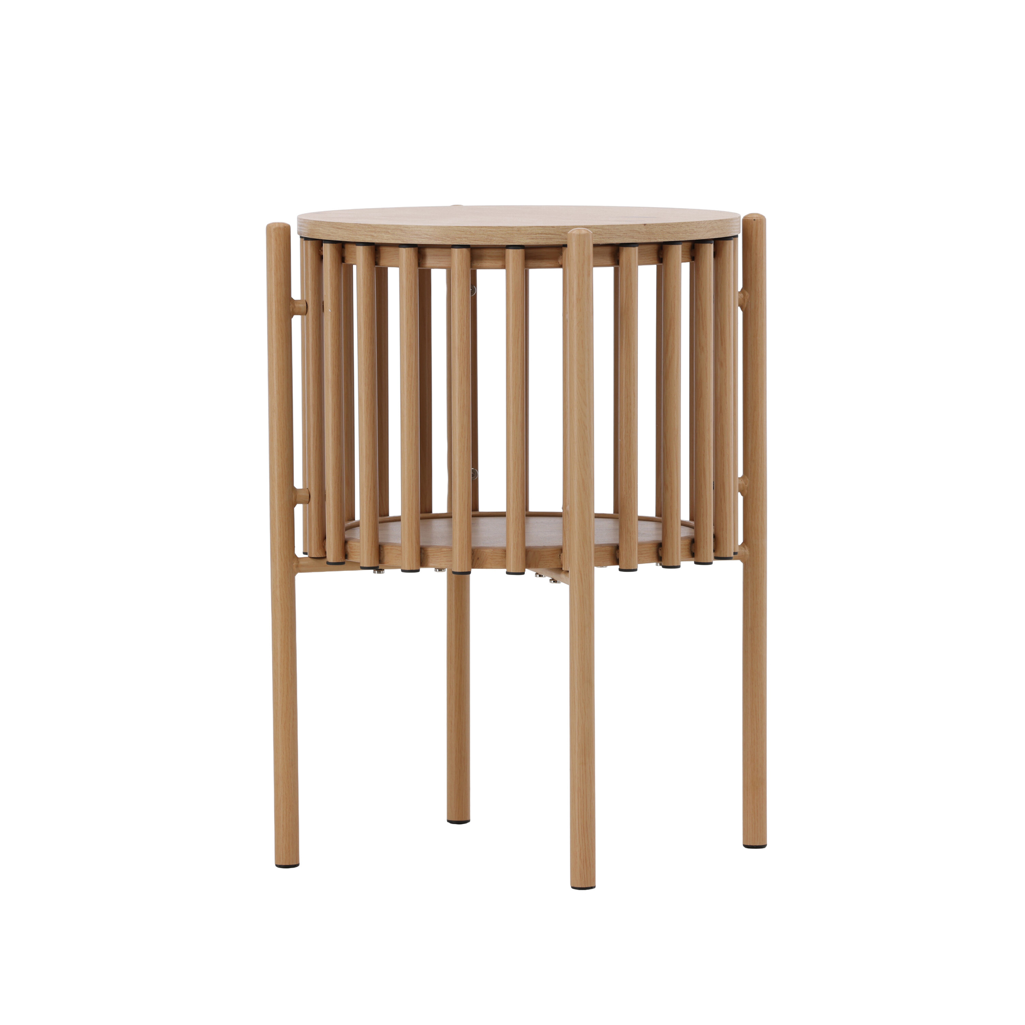 Sidobord Venture Home Rubbo Ø45x65 cm med Förvaring