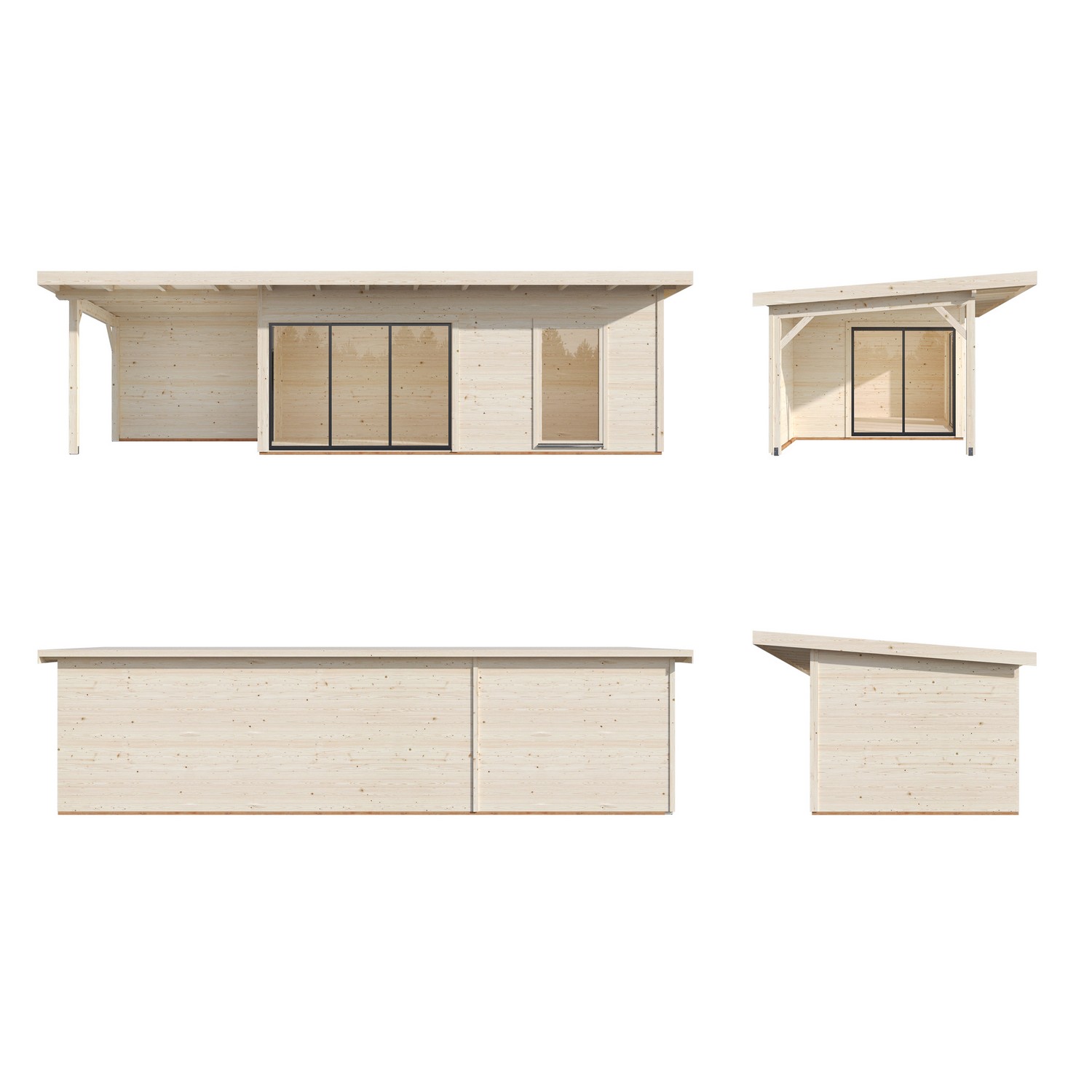 Stuga Palmako Andrea 26,2 m2 (inv. 17,1 m2)