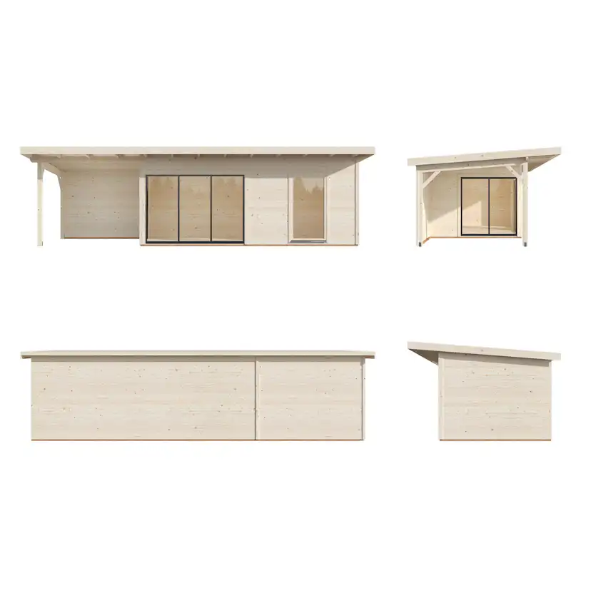Stuga Palmako Andrea 26,2 m2 (inv. 17,1 m2)
