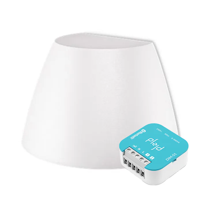 Dimmer Plejd 6 st Väggarmatur OUT-02-U Vit + DIM-01