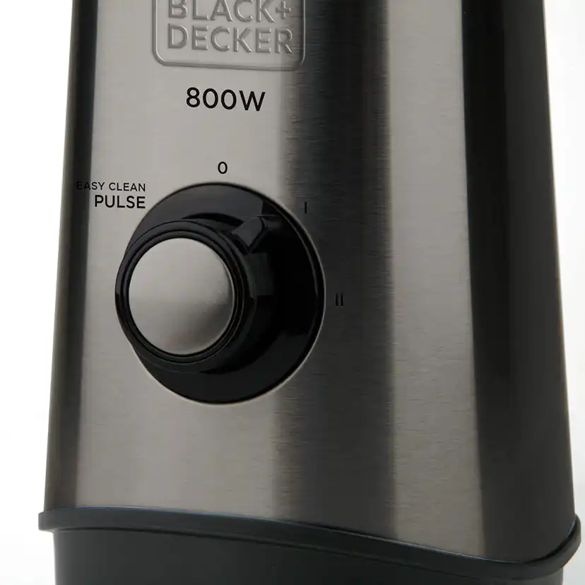Blender Black+Decker 1,5L Borstat Stål 800W Multi-Speed & Pulsfunktioner