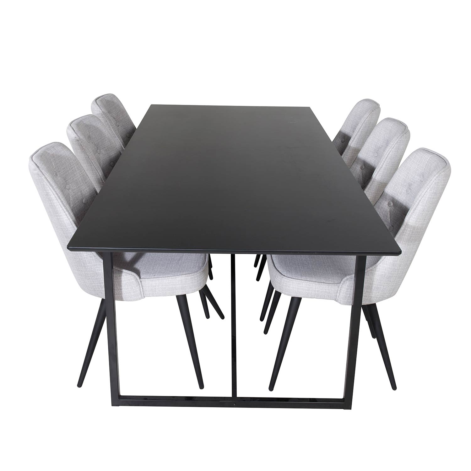 Matgrupp Venture Home Palaba med 6 Vera Stolar Polyestertyg