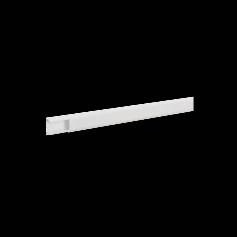 Minikanal Hager ATA 13 x 24 mm 2,1 meter med Dubbelhäftande Tejp PVC Vit RAL 9016