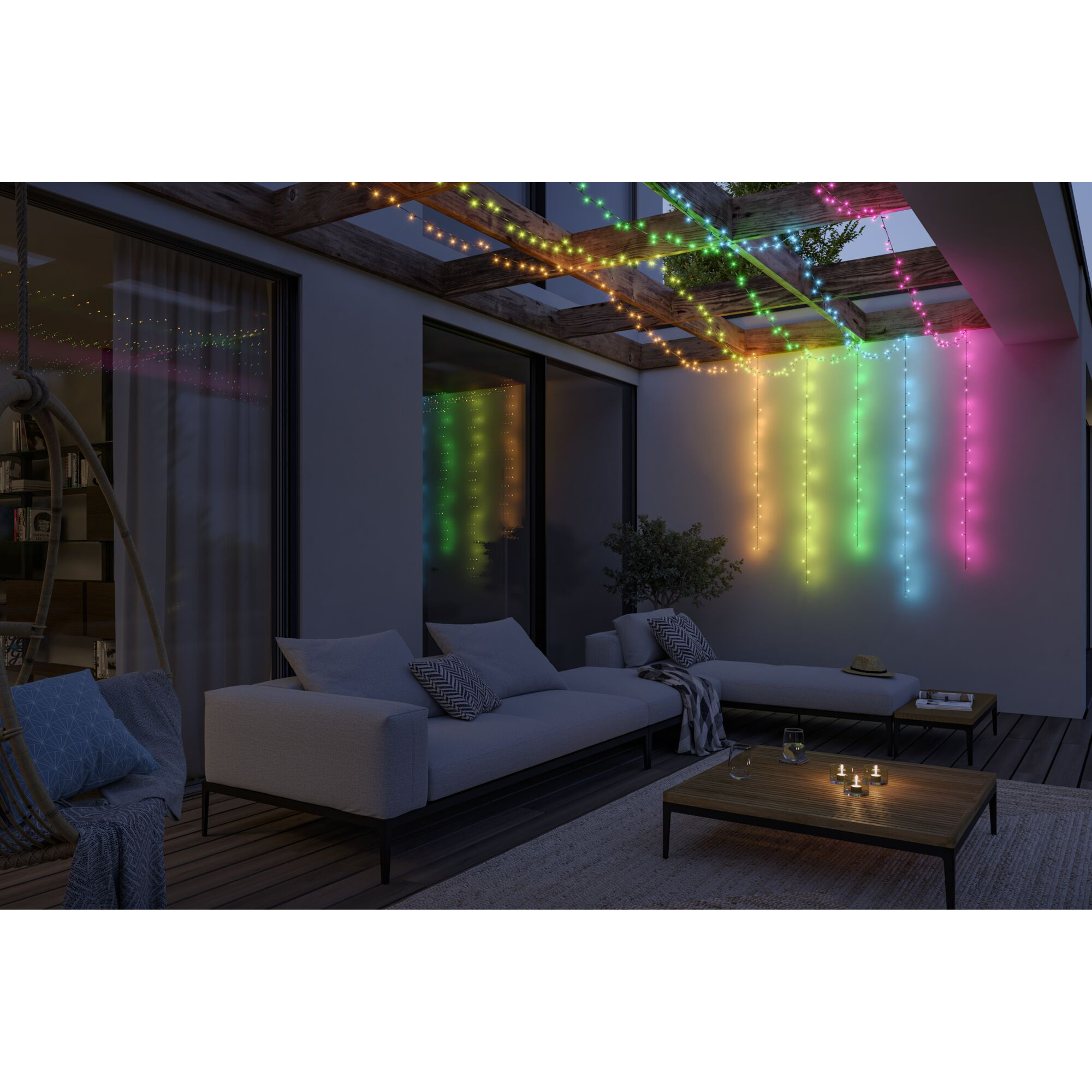 Ljusslinga LED Paulmann Yuna Fairy Lights Plug & Shine IP44 24V Ljus: RGB, Längd: 10 m