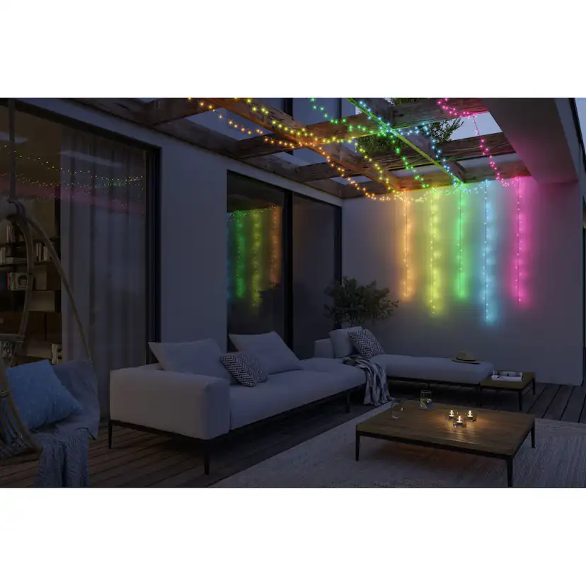 Ljusslinga LED Paulmann Yuna Fairy Lights Plug & Shine IP44 24V Ljus: RGB, Längd: 10 m