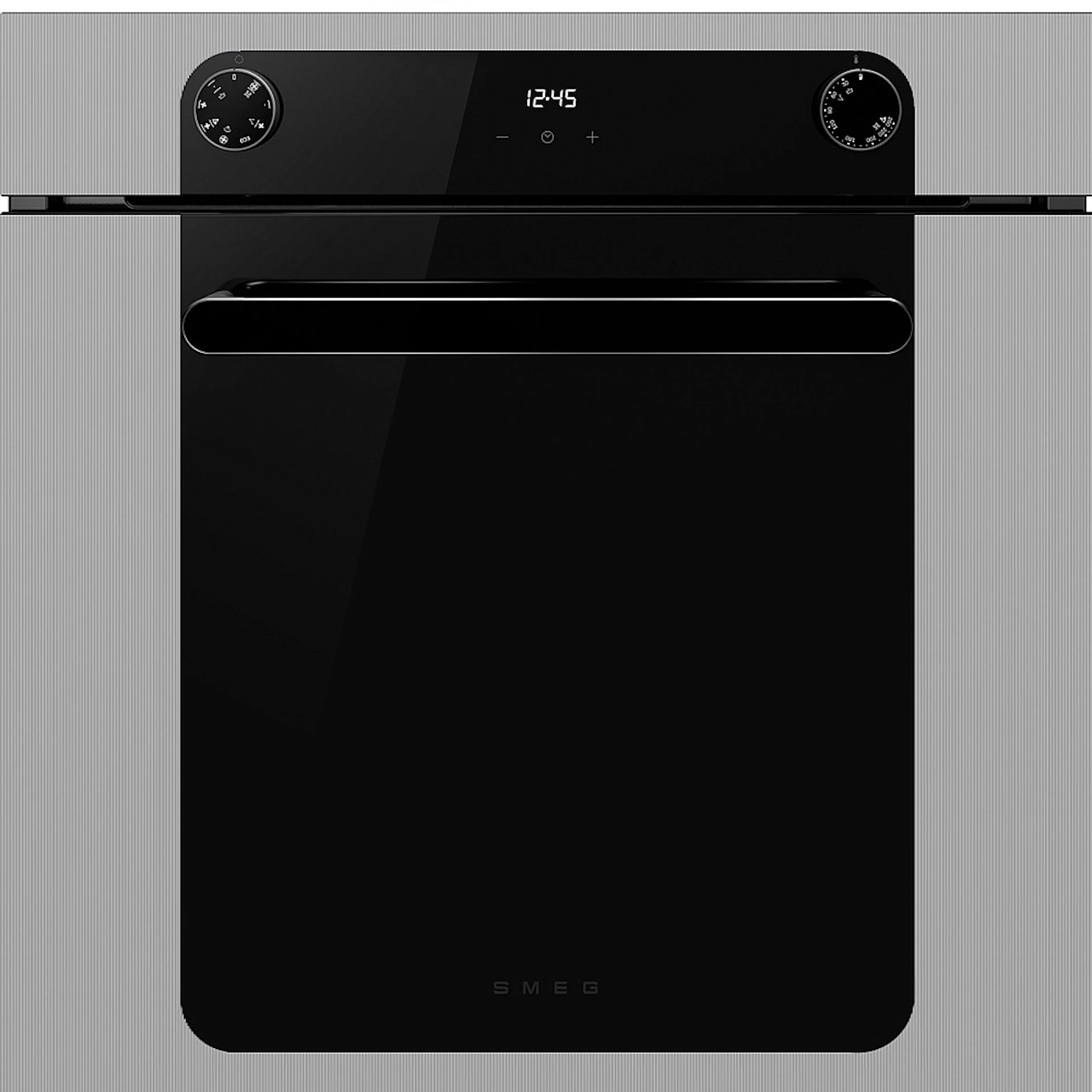 Termoventilerad Ugn Smeg SF6200TS med AirFryer och Baksten Silver 60 cm