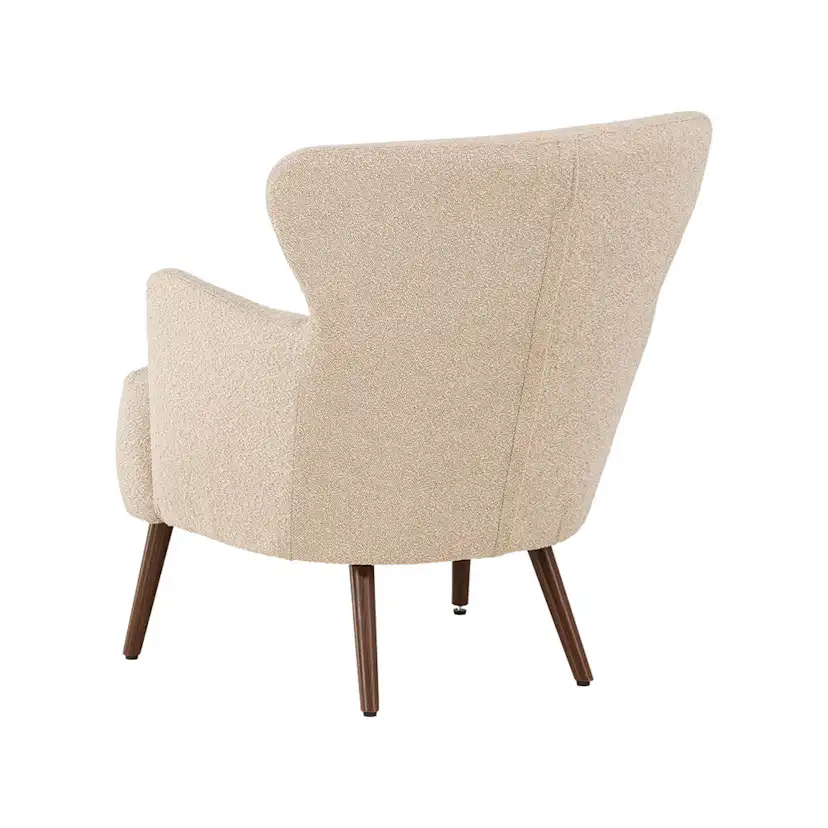 Fåtölj Venture Home Lincoln Boucletyg Beige