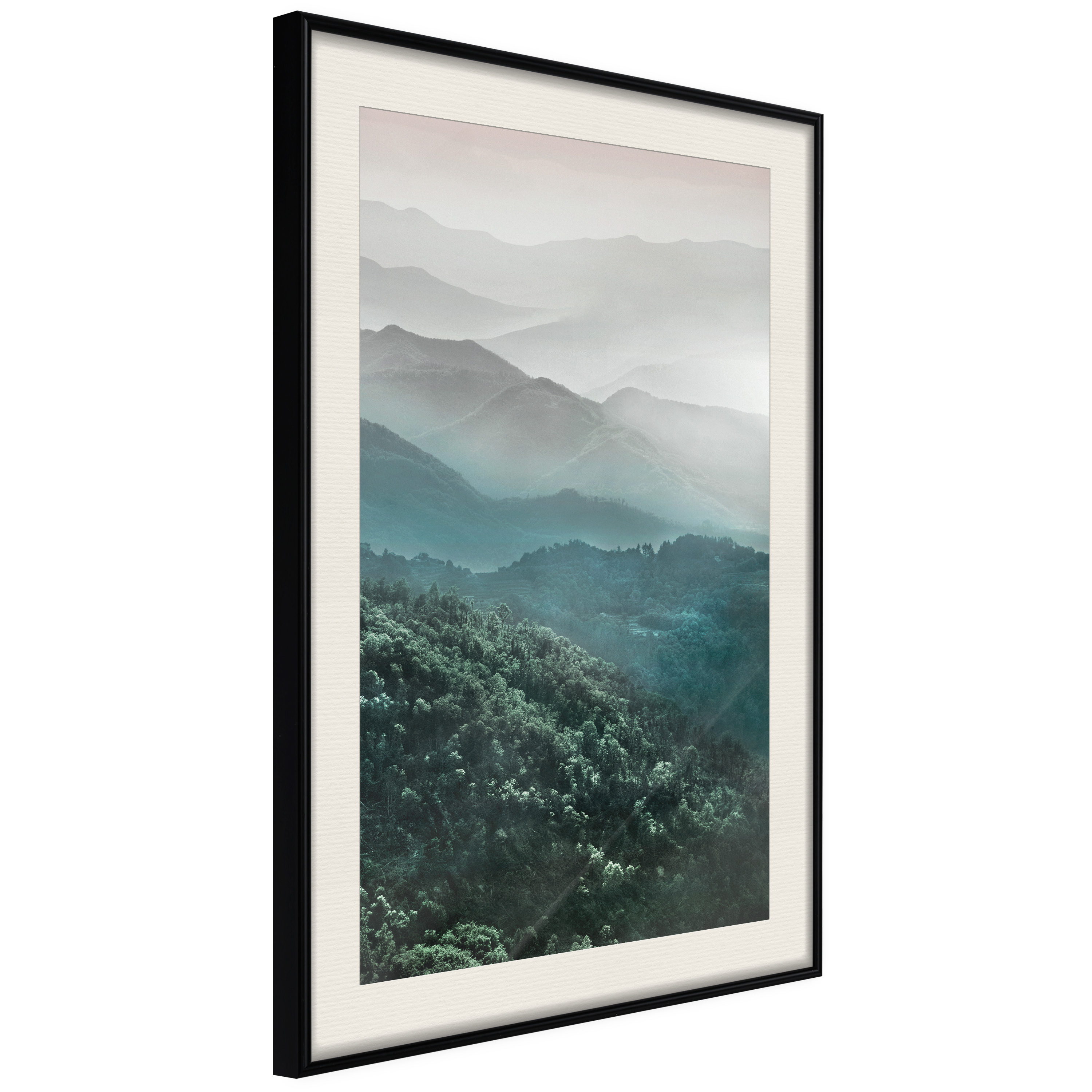 Affisch - Beautiful Tuscany [Poster] 30x45 Svart ram med passepartout, 30x45 cm