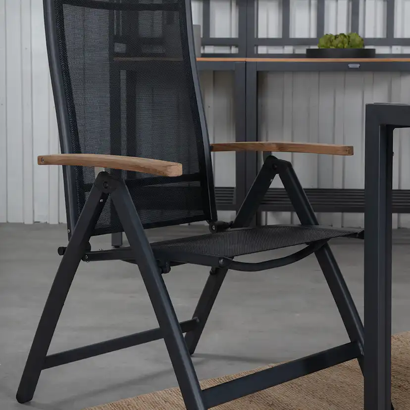 Matgrupp Utomhus Venture Home Bront med 6 Perla PositionsTrädgårdsstolar