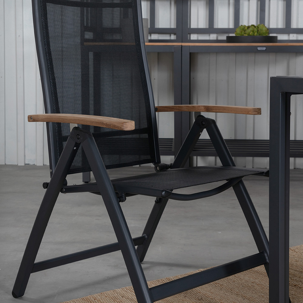 Matgrupp Venture Home Bront med 6 Perla Positionsstolar