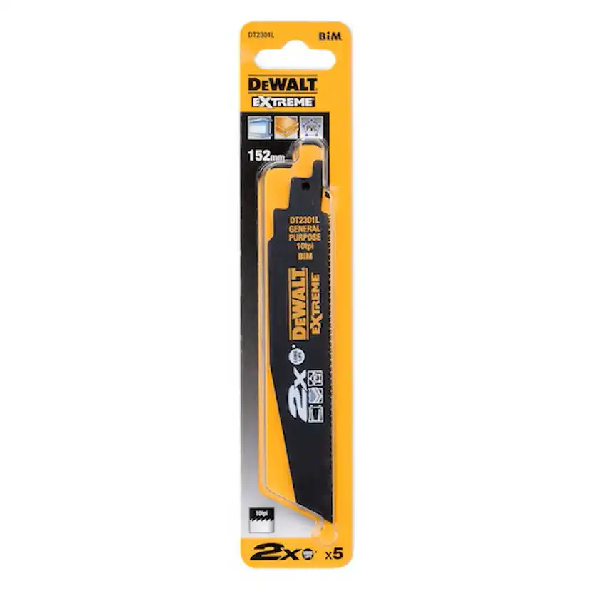 Tigersågsblad DeWalt DT2301L 152mm 5FP Allmän