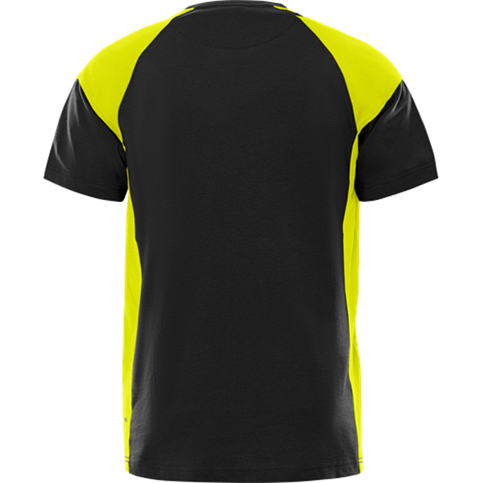 T-SHIRT 7046 GTM Färg: Svart/Hivis Gul, Storlek: M