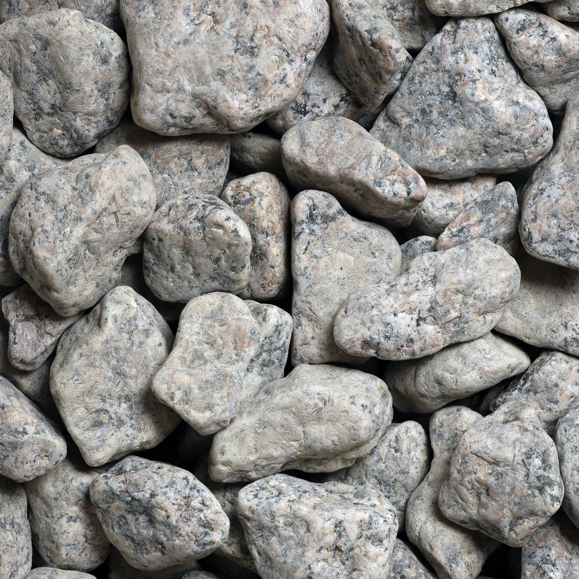 Dekorsten Magrab Krossprodukter Grå Granit Tumlad 30-45 mm, 1000 kg Säck