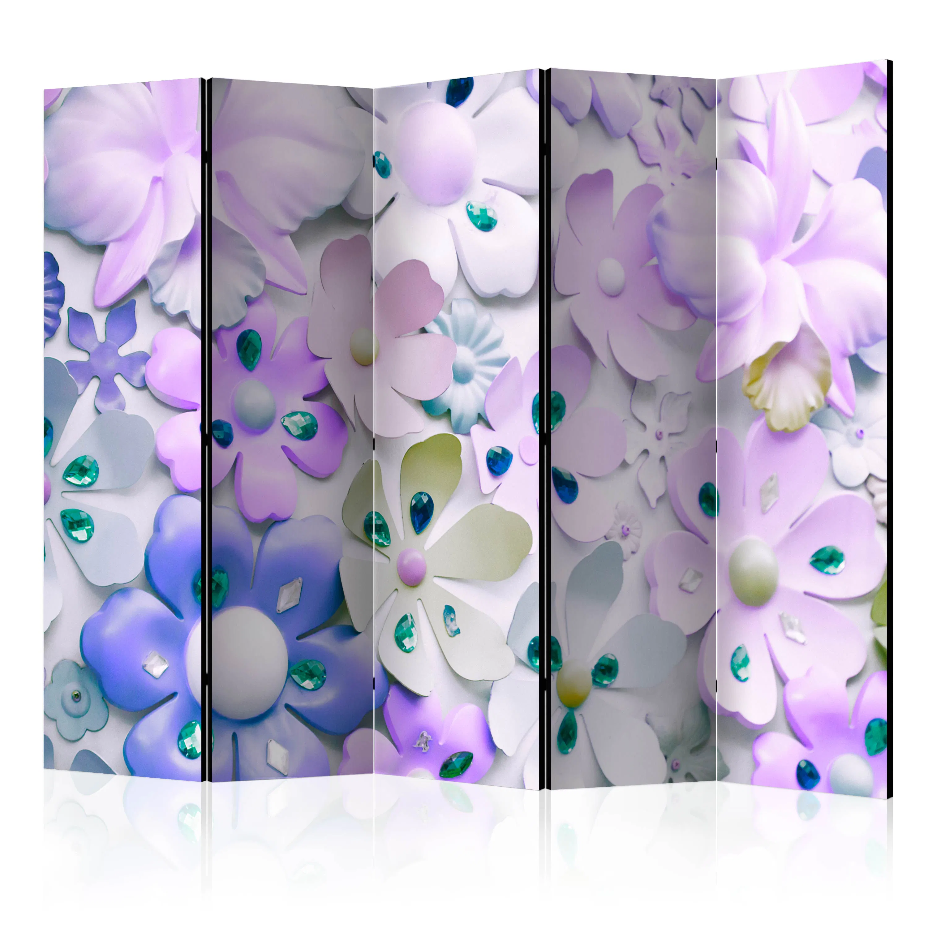 Rumsavdelare Skärmvägg Arkiio Purple Sweetness II 225x172 cm