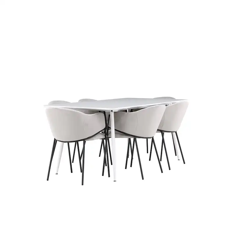 Matgrupp Venture Home Silar 180 med 6 st Evelina Stolar