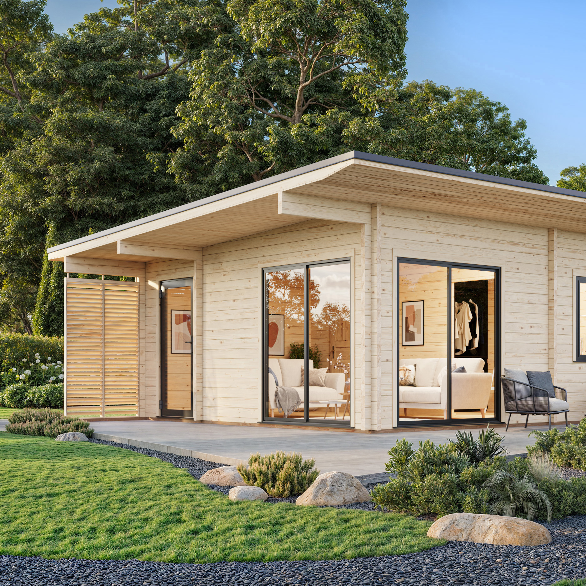 Trädgårdshus Palmako Cecilia 29,2 m2