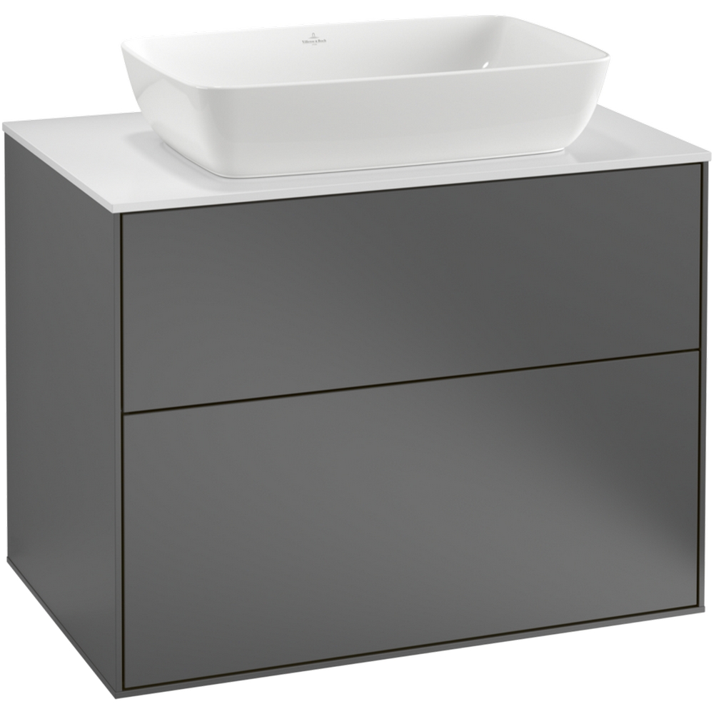 Tvättställsskåp Villeroy & Boch Finion med 2 Lådor och Bänkskiva för Fristående Tvättställ från Artis & Collaro