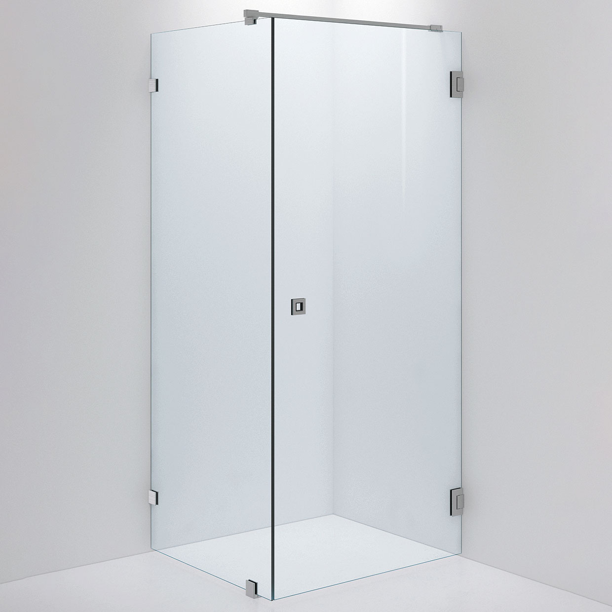 Duschvägg ARC 13 Original,Clear, Brushed Stainless,Dörr 800( 800x900 mm, Borstad Rostfri