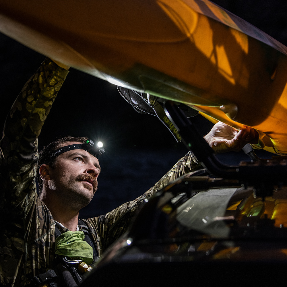 Pannlampa Coast XPH25R Uppladdningsbar 410 lumen