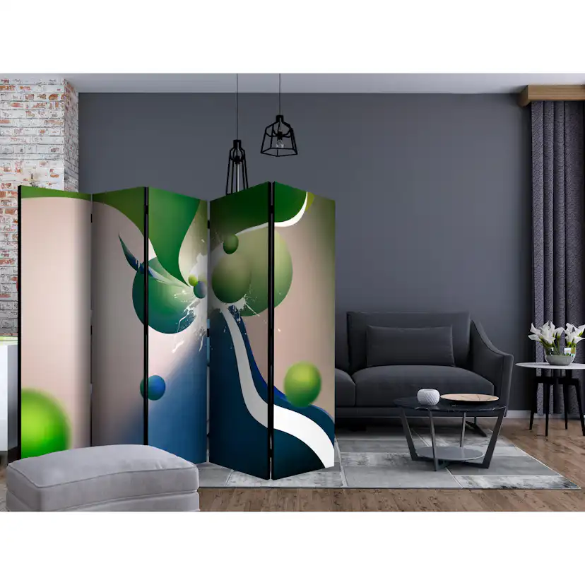 Rumsavdelare Skärmvägg Arkiio Geometric Explosion II 225x172 cm