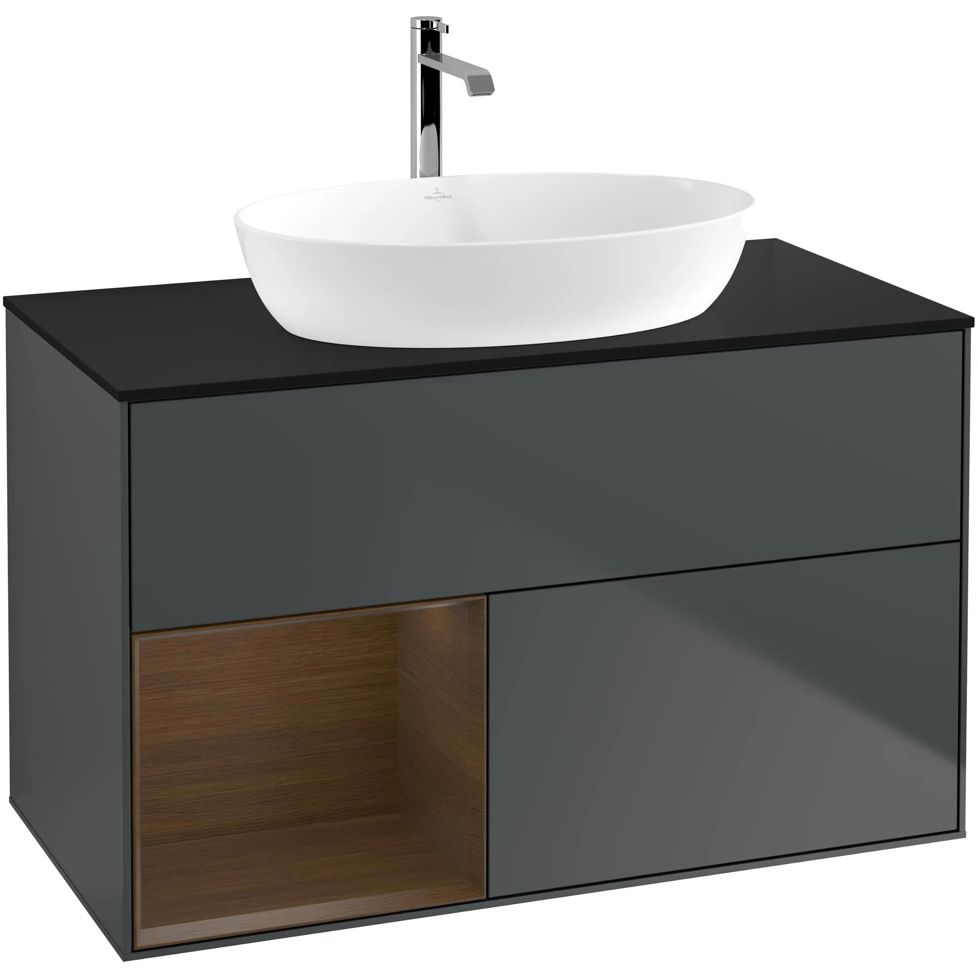 Tvättställsskåp Villeroy & Boch Finion med 2 Lådor Hylla och Bänkskiva för Fristående Tvättställ från Artis & Collaro