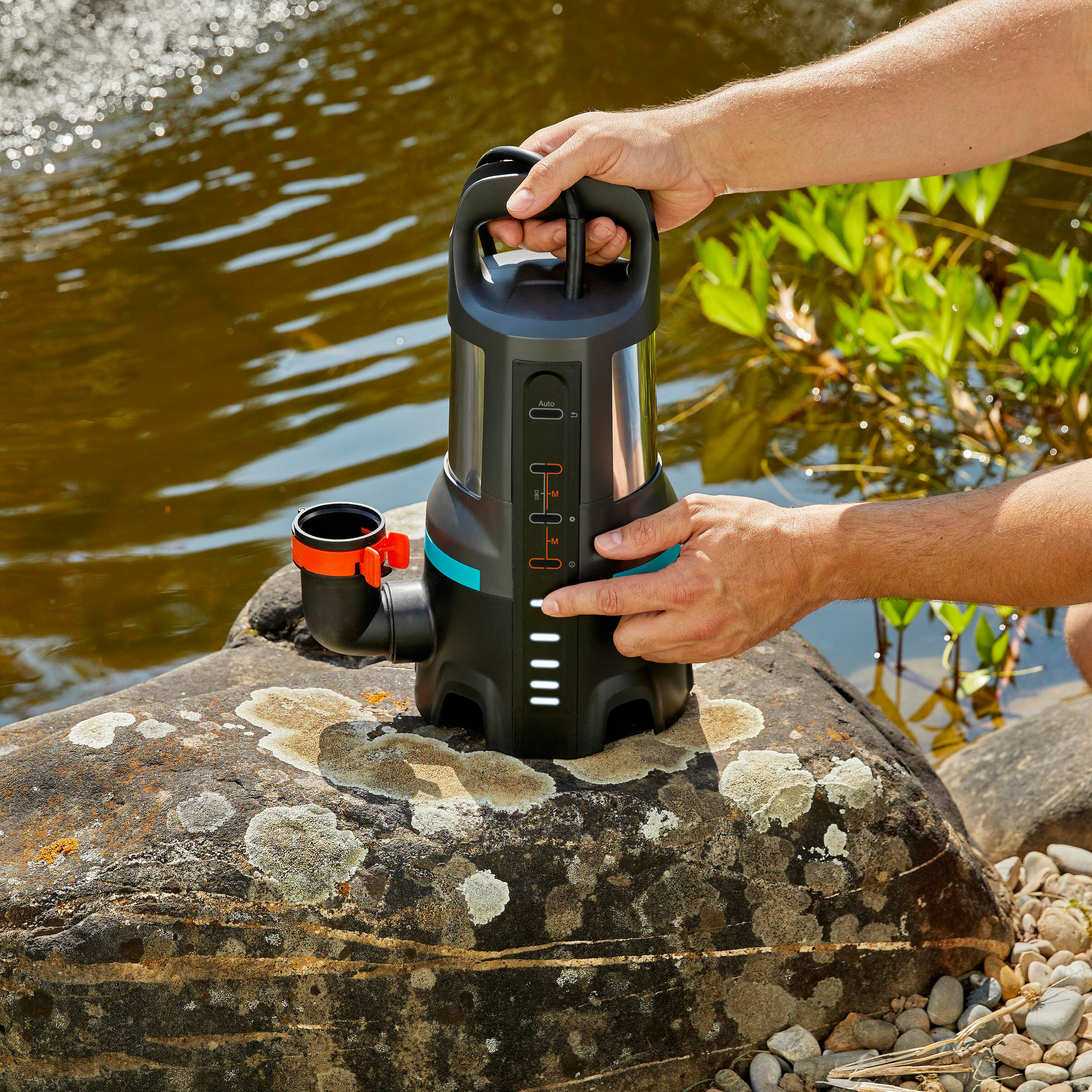 Pump Gardena Dränkbar 20000 AquaSensor För Smutsigt Vatten