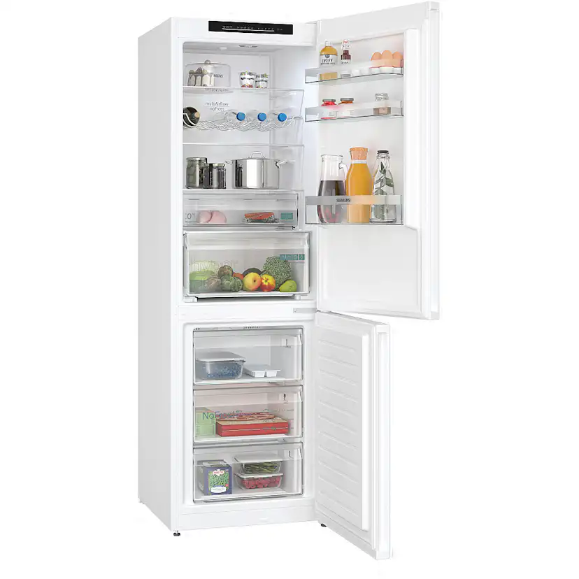 Fristående Kyl & Frys Siemens KG36N2WCF iQ300 Med LED-Belysning 186 x 60 Cm