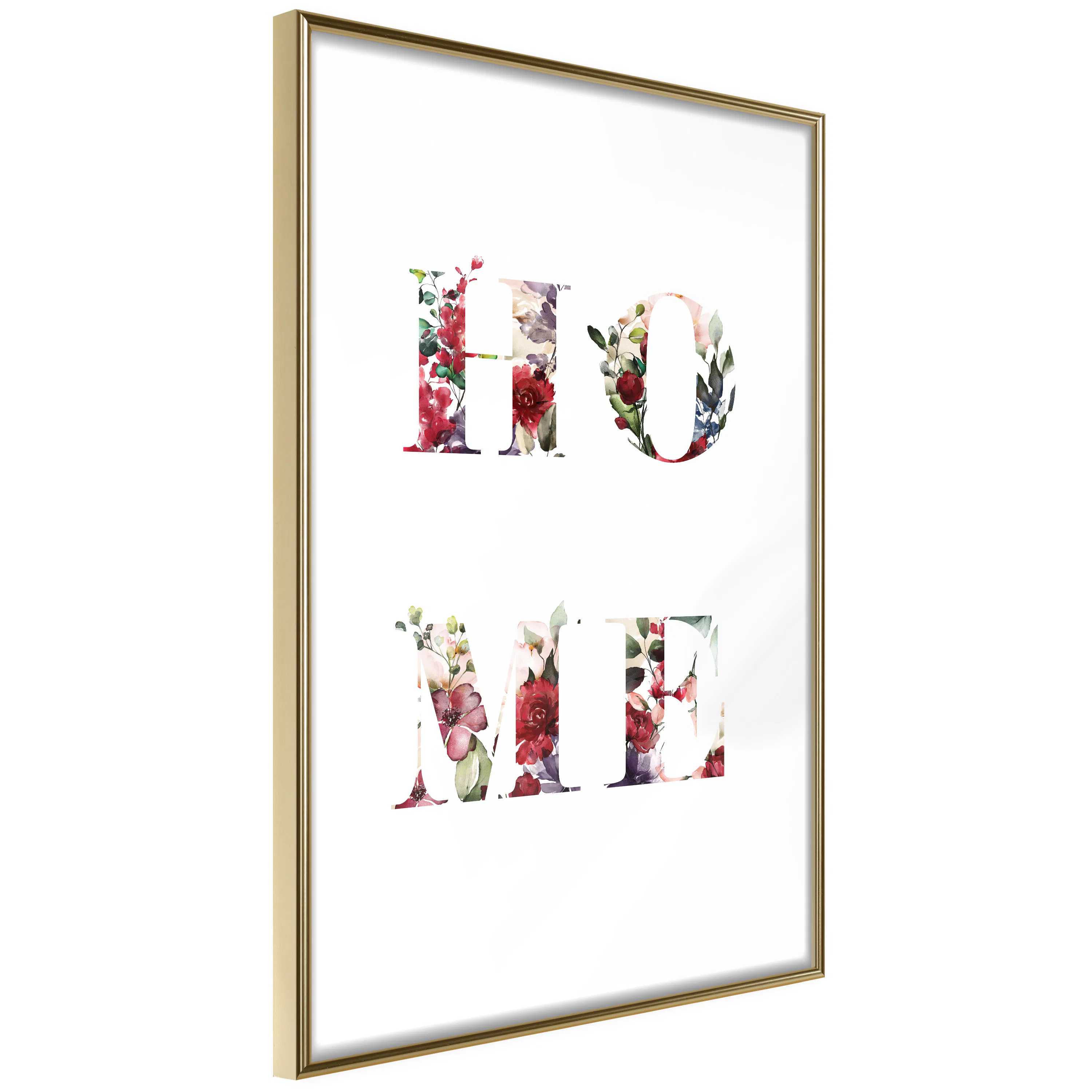 Poster Artgeist Affisch Home in Flowers