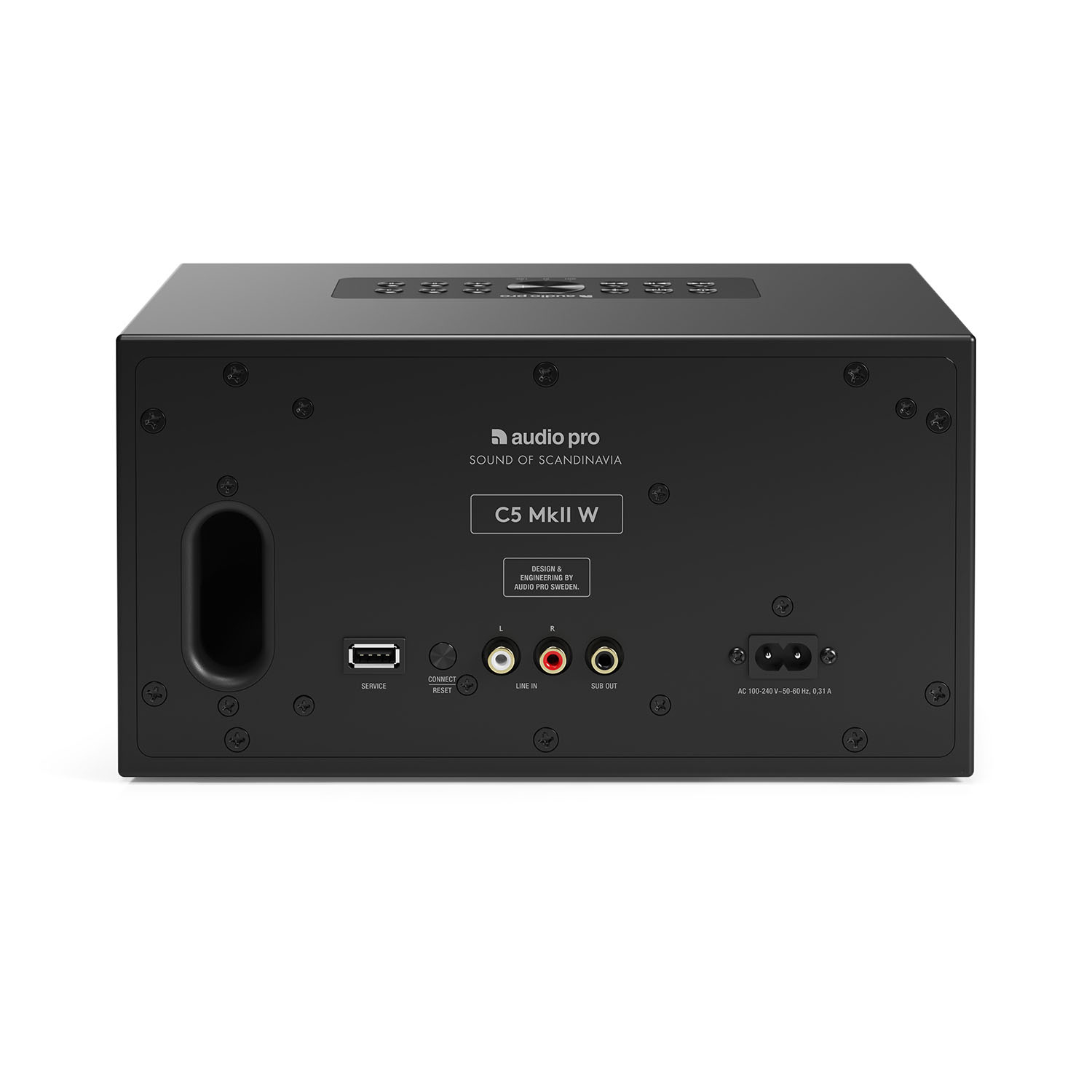 AUDIO PRO Högtalare C5 MKII W Multiroom Svart Svart