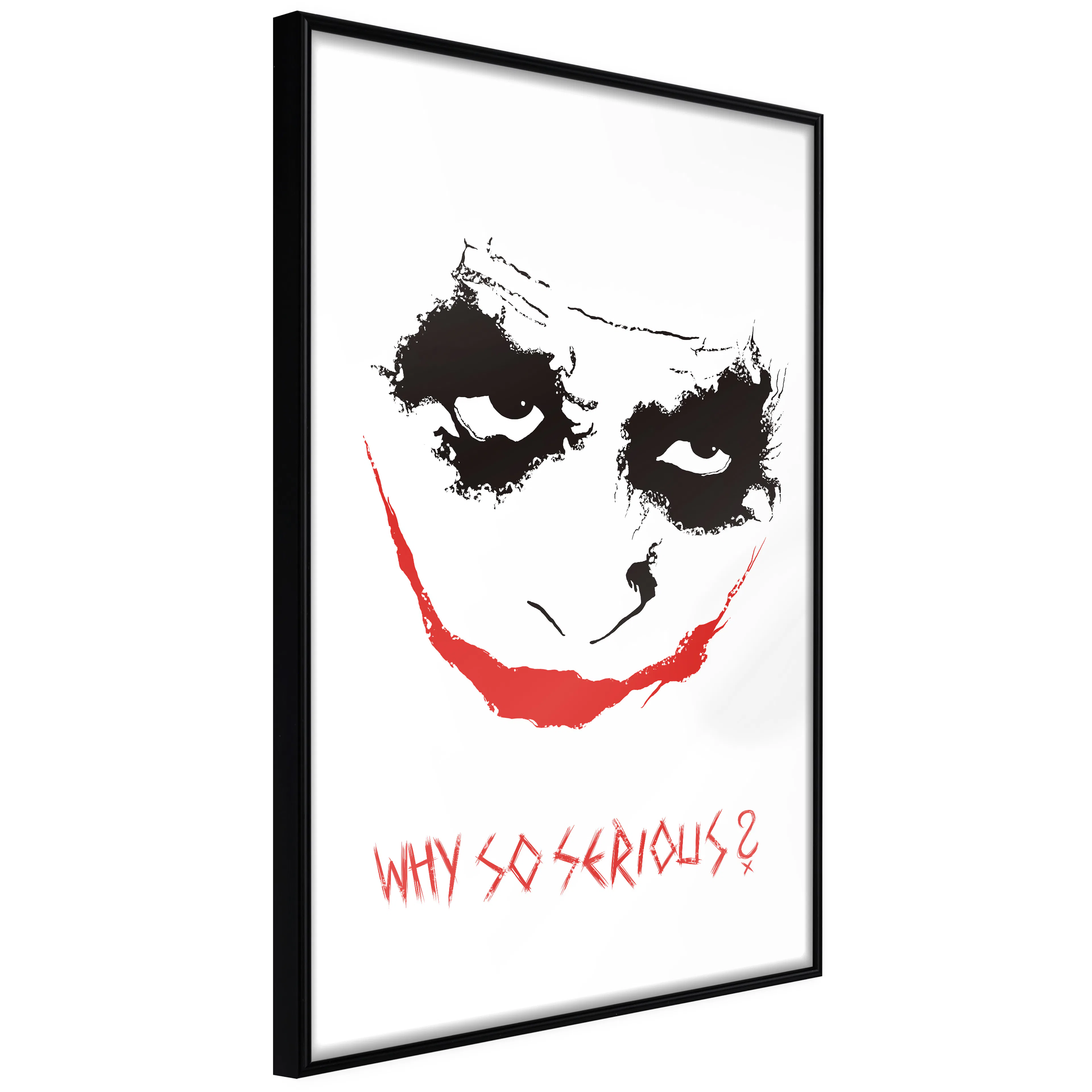 Affisch - Why so Serious? [Poster] 30x45 Svart ram, 30x45 cm