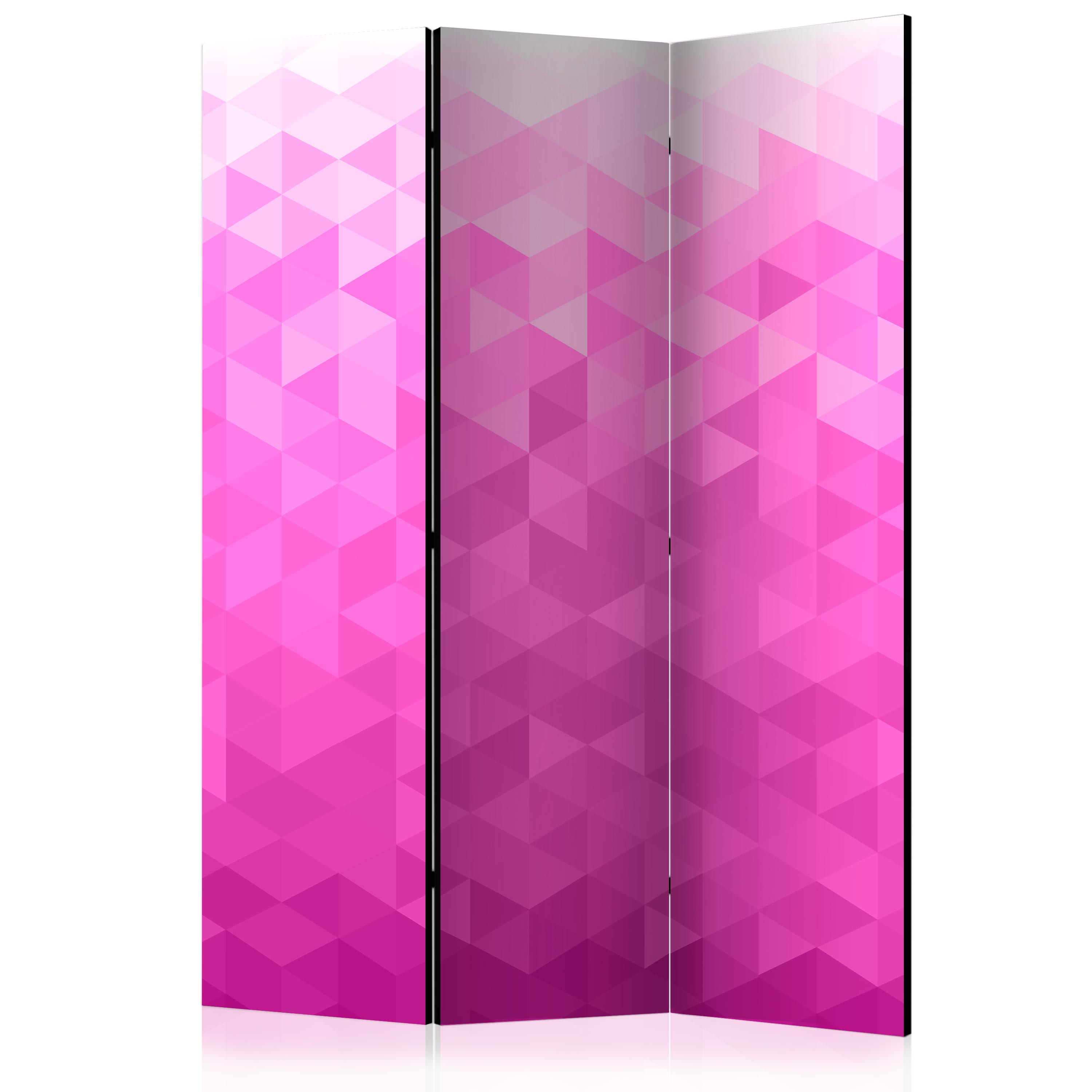 Rumsavdelare Skärmvägg Arkiio PInk Pixel 135x172 cm
