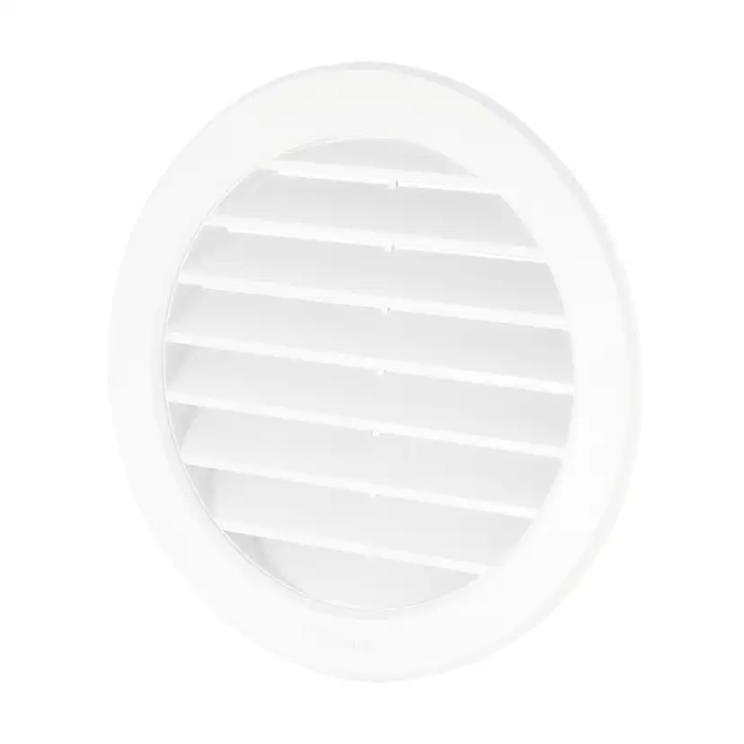 Överluftdon, 125 mm, vit Kanaldimension: 125 mm