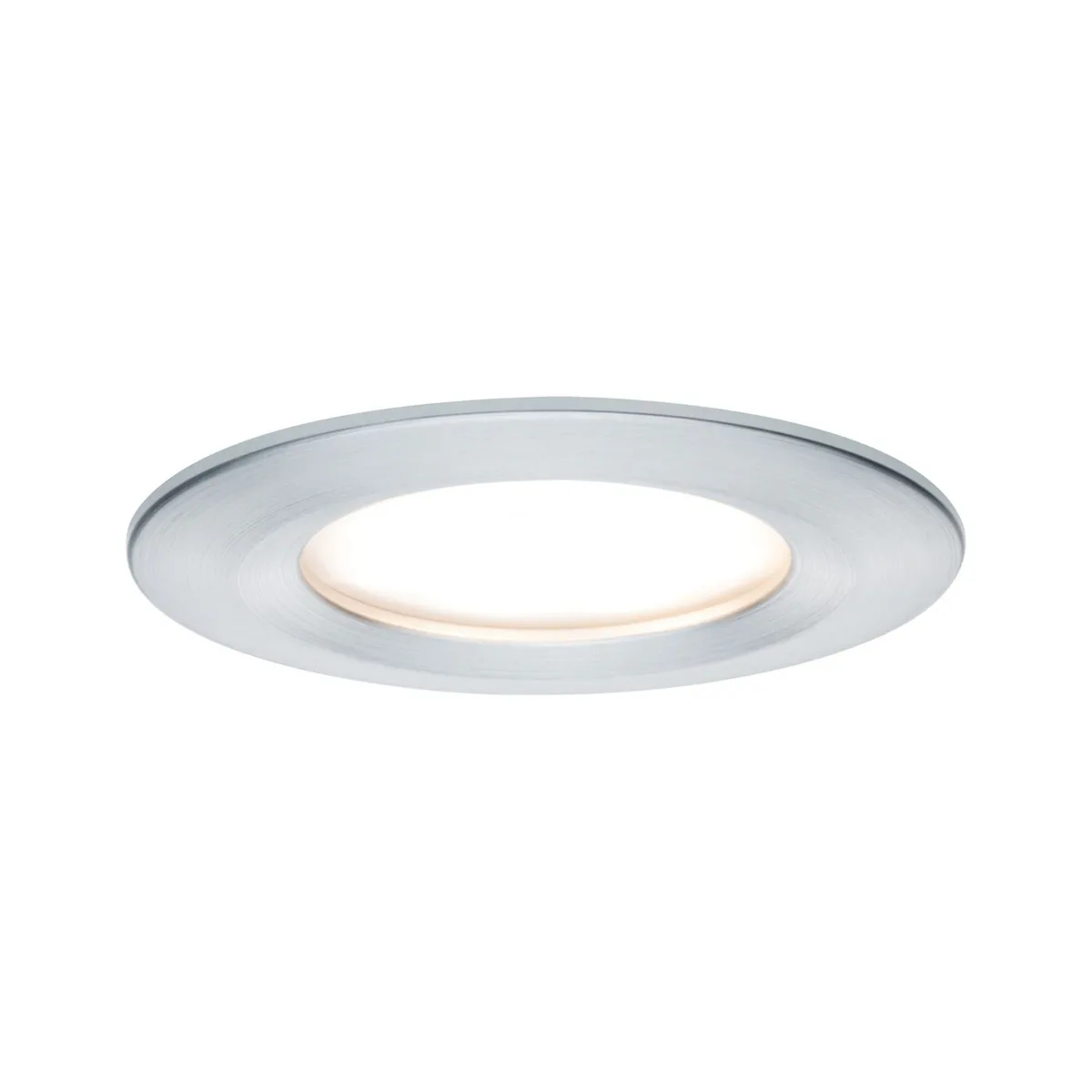 Downlight Paulmann Nova Coin Single Light Rigid Svarvad aluminium, 78 ...