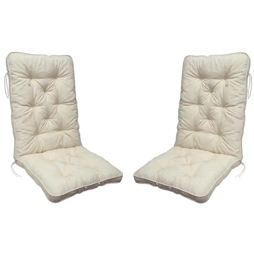 Stolsdyna Baltic Garden Malmö Maxi hög rygg, 2-pack