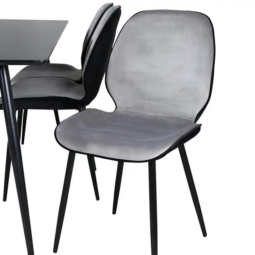 Matgrupp Venture Home Silvia med 6 Elisa Stolar Sammet
