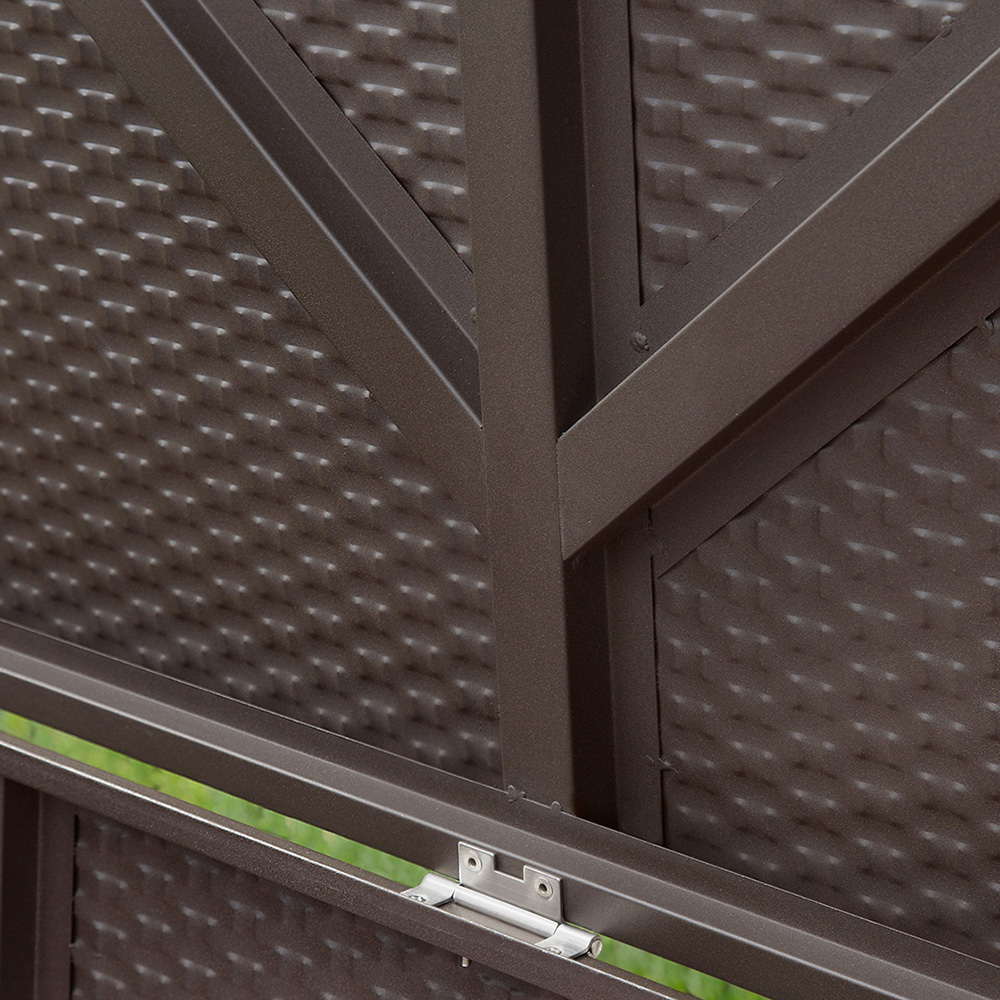 Dynbox gop DeckBox 500 Espresso Stål