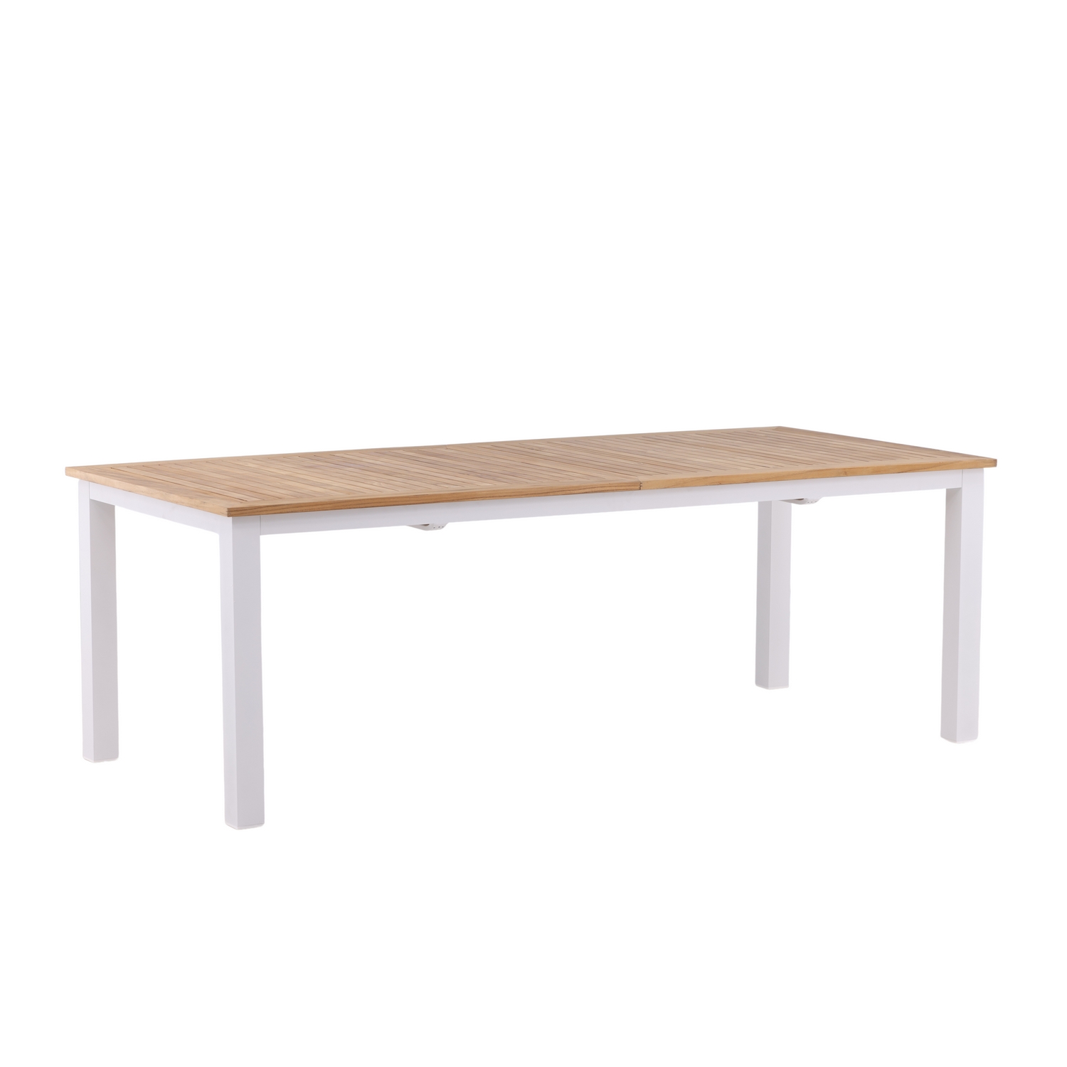 Panama - Table - 224/324*100 - Vit Alu/Teak Vit/Teak