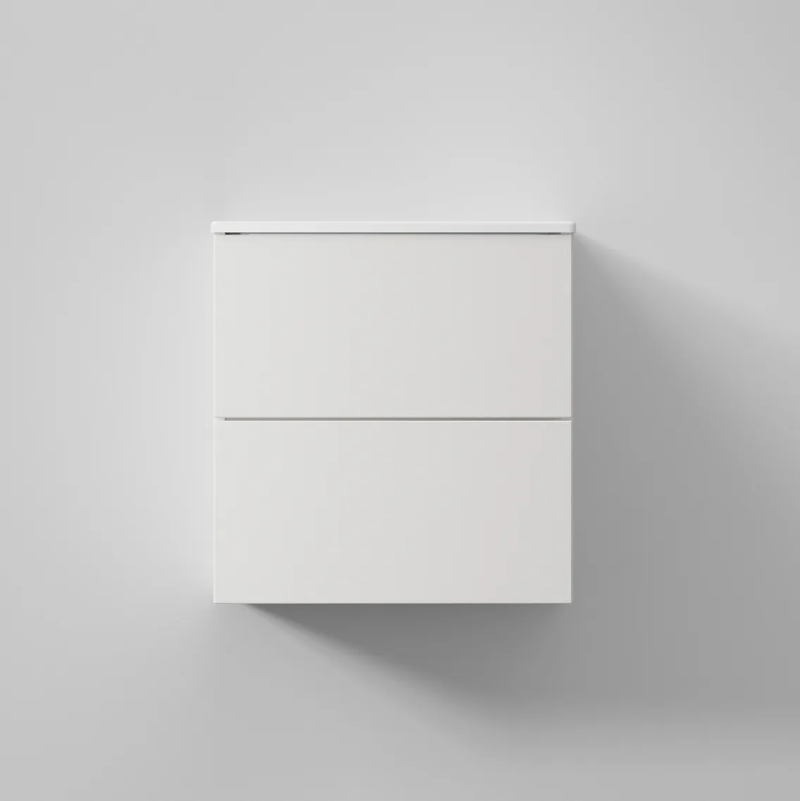 Kommod Core XS Solid 50 Pure White, 2 Lådor Pure White, 485x390x500 mm