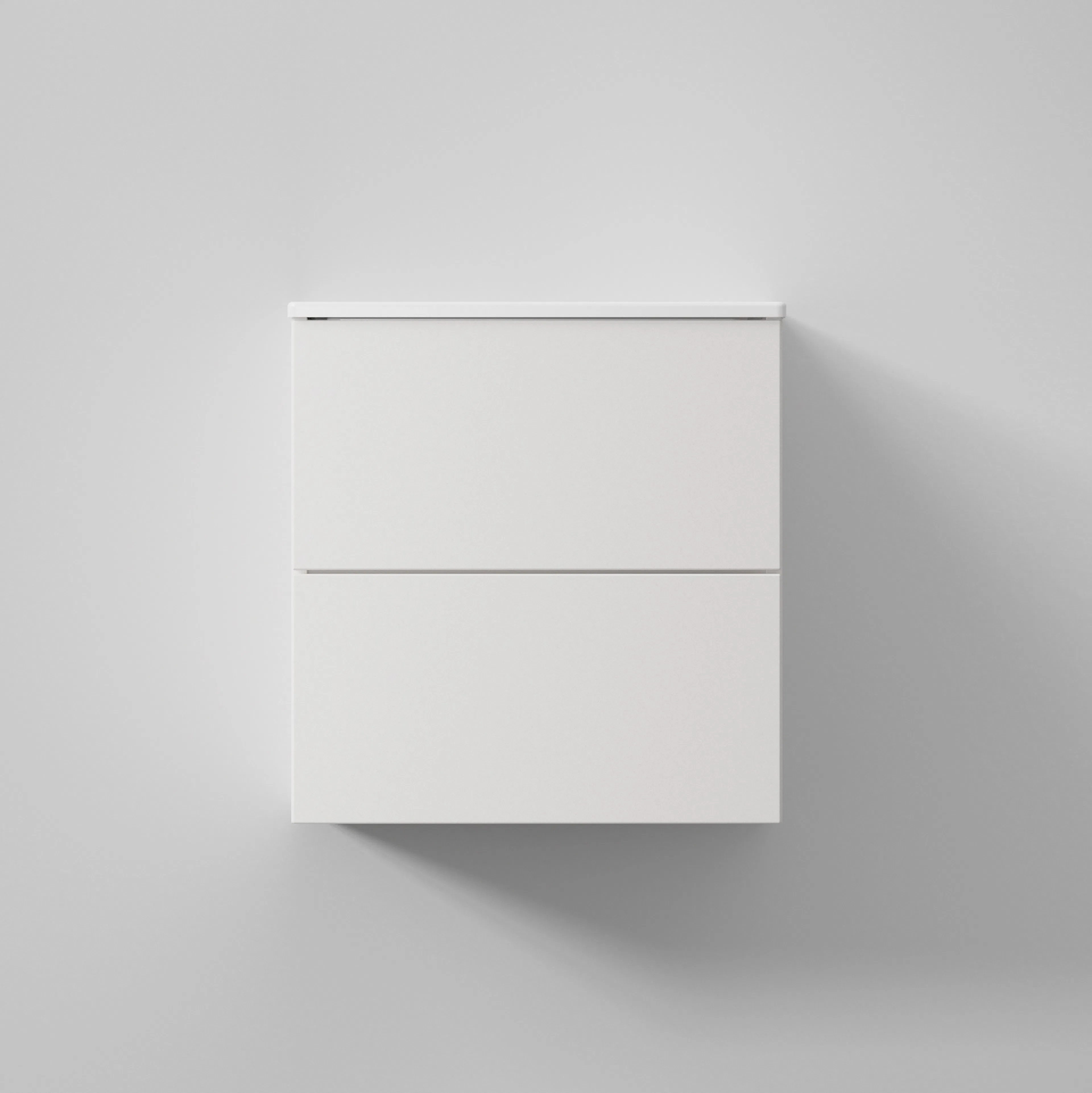 Kommod Core XS Solid 50 Pure White, 2 Lådor Pure White, 485x390x500 mm