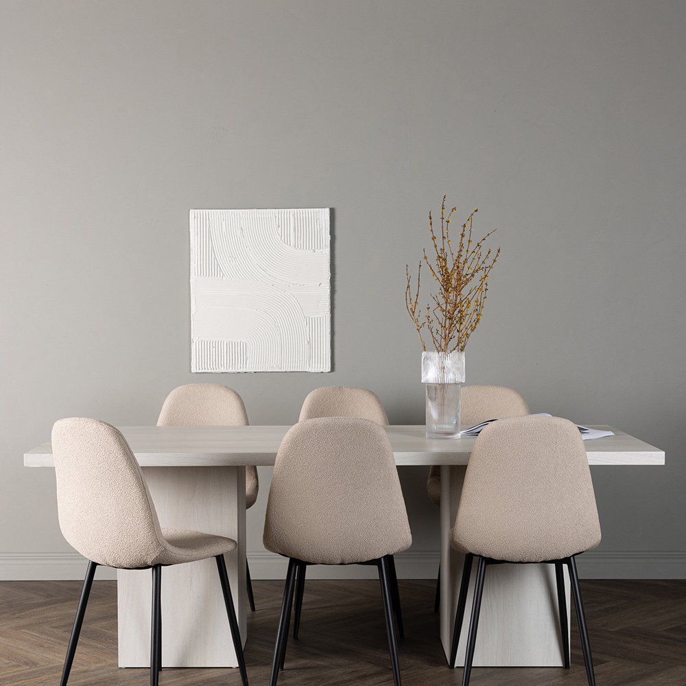 Matgrupp Venture Home Olga med 6 Polar Stolar