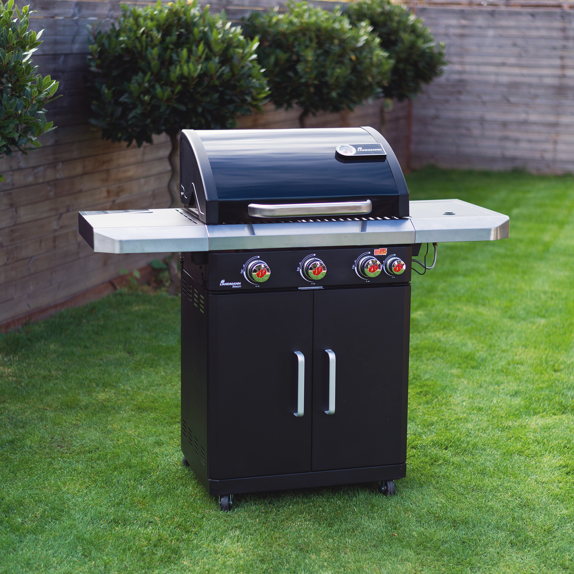 Gasolgrill Landmann Rexon PTS 3.1 Black