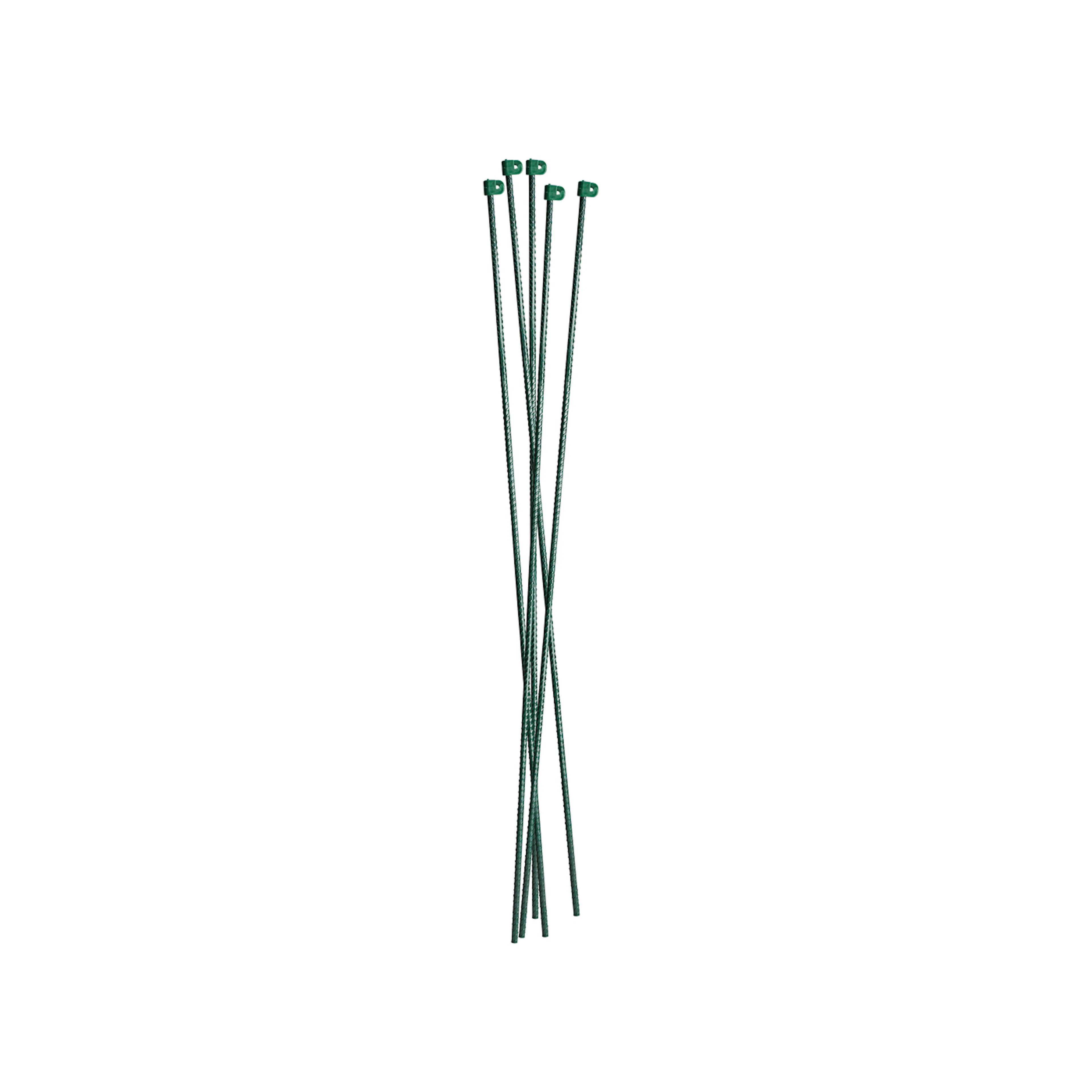 TENTOR POST 10 MM GREEN W/ GREEN ISOLATOR 10 PCS Grön, Ø10x145 mm