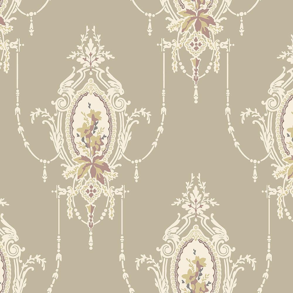 Tapet Duro Gammalsvenska Klassiker 1850-1950 Edsbyn Beige 518-02