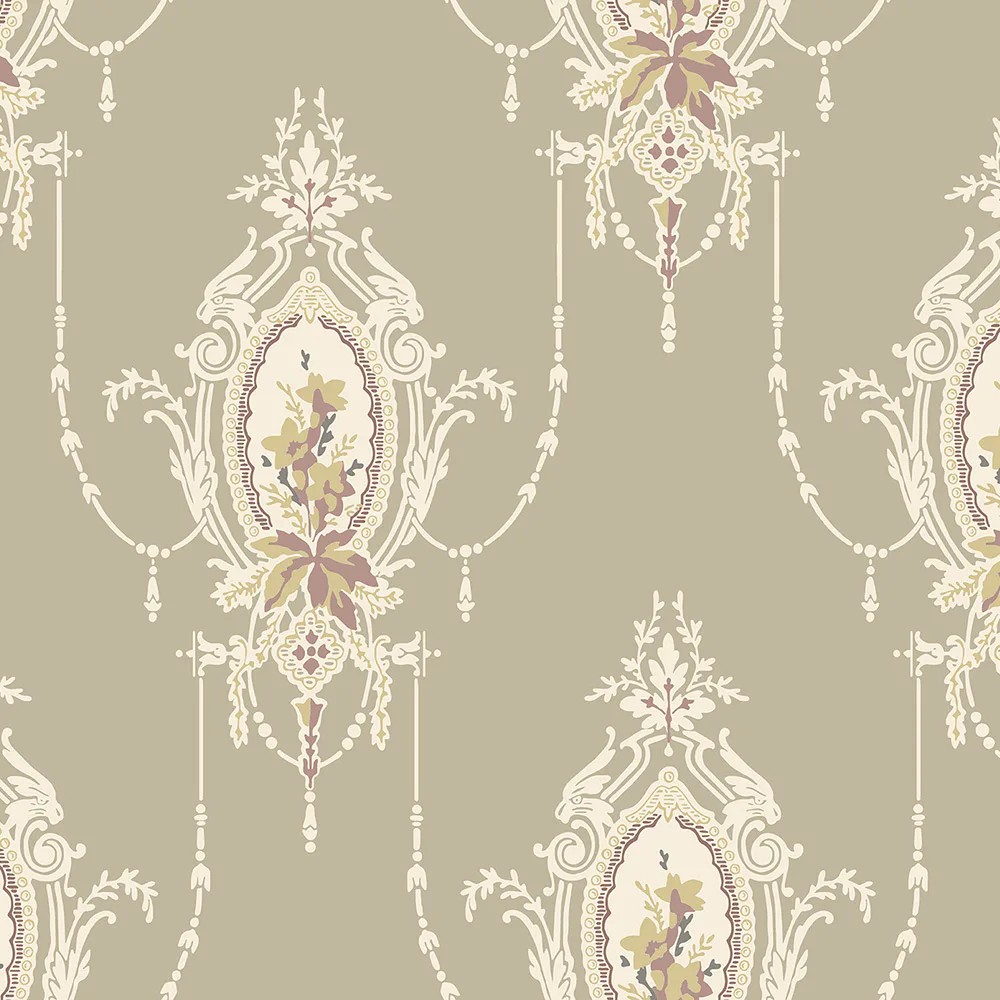 Tapet Duro Gammalsvenska Klassiker 1850-1950 Edsbyn Beige 518-02