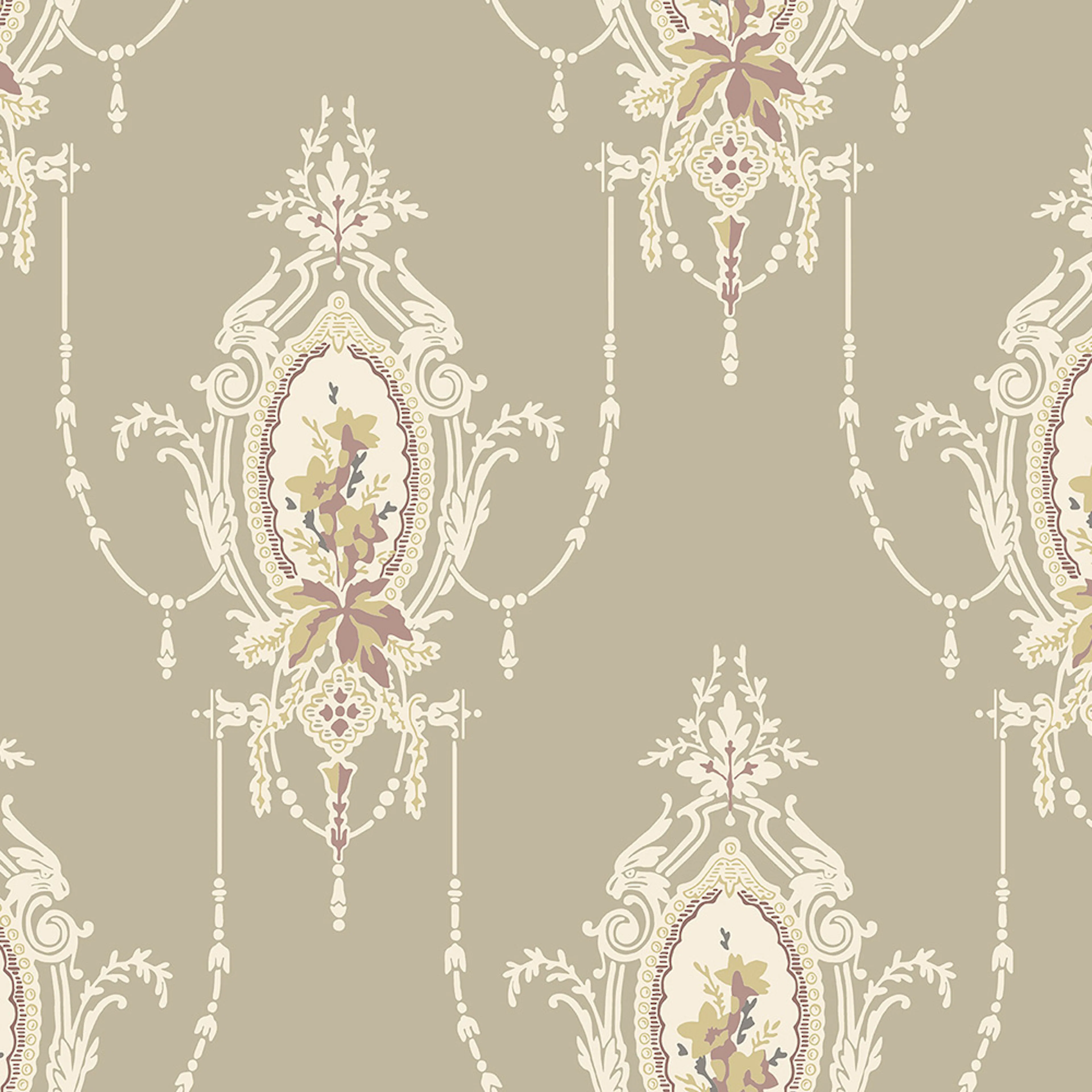 Tapet Duro Gammalsvenska Klassiker 1850-1950 Edsbyn Beige 518-02