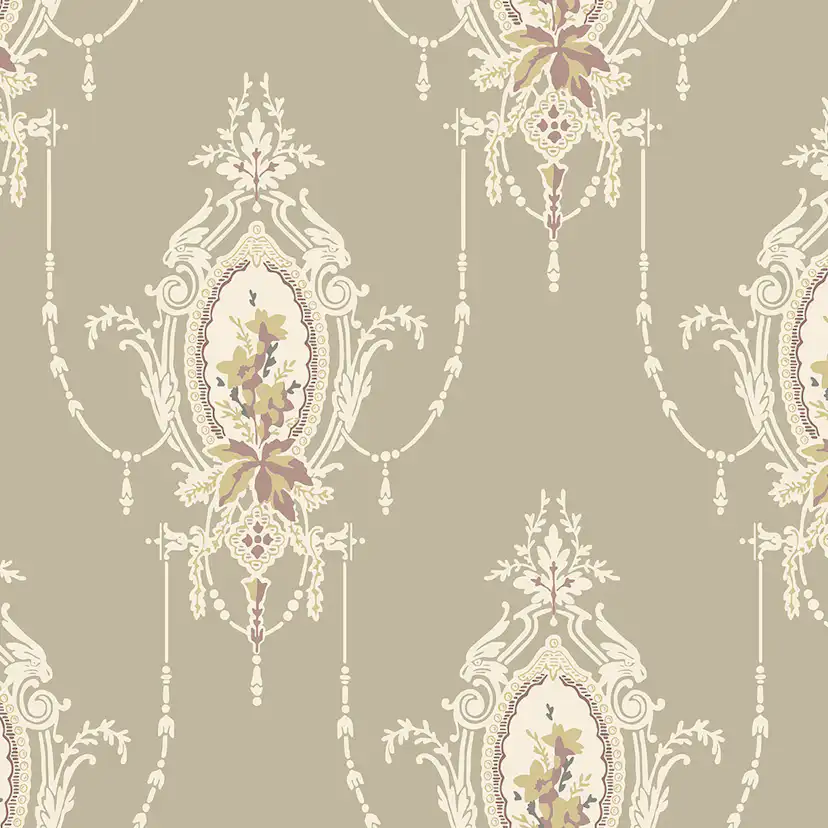 Tapet Duro Gammalsvenska Klassiker 1850-1950 Edsbyn Beige 518-02