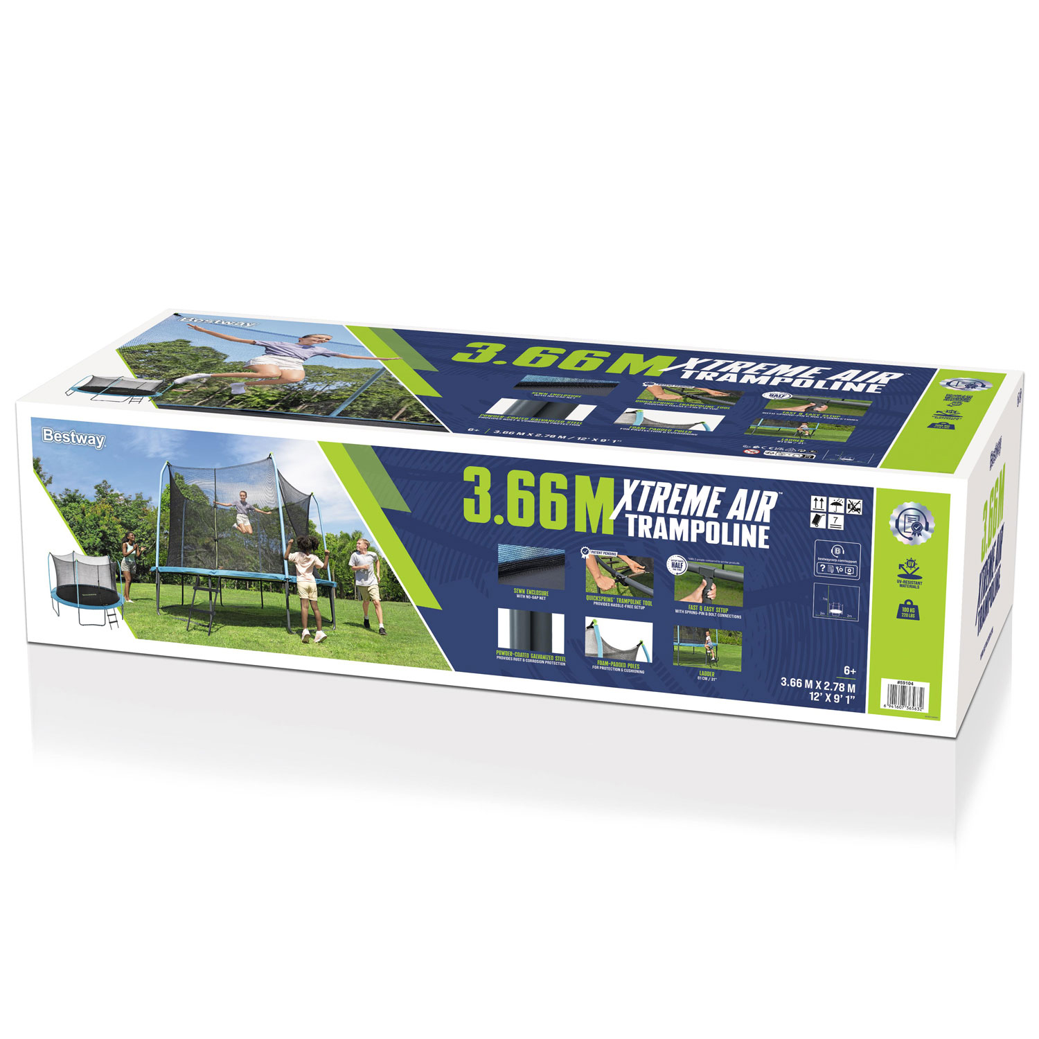 Studsmatta Bestway Xtreme Air 366 cm