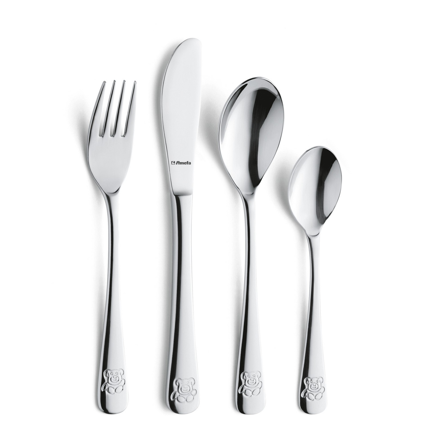 Barnbestick Amefa Teddy 4-pack